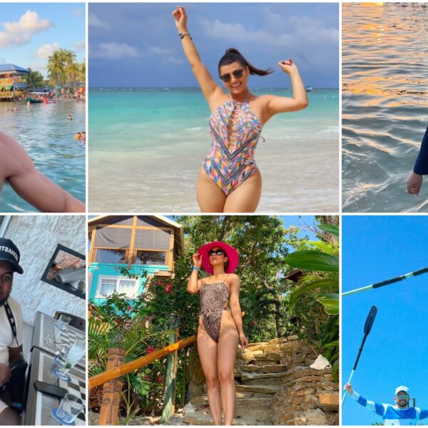 Sol, mar y likes: los influencers que encontraron su paraíso en Roatán