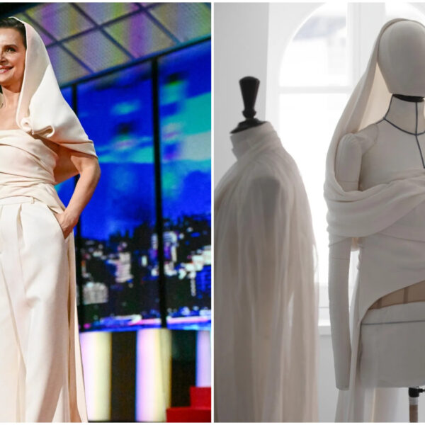 Dior invierte 200 horas en deslumbrante look de Juliette Binoche en Cannes