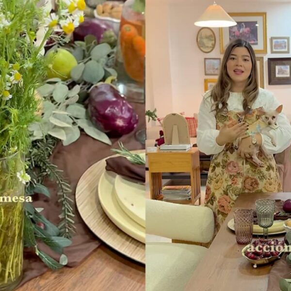 Gabby Moreira revela cómo lograr una mesa de Thanksgiving elegante y natural