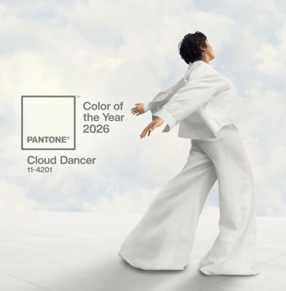 Cloud Dancer: el color del año que marcará el 2026