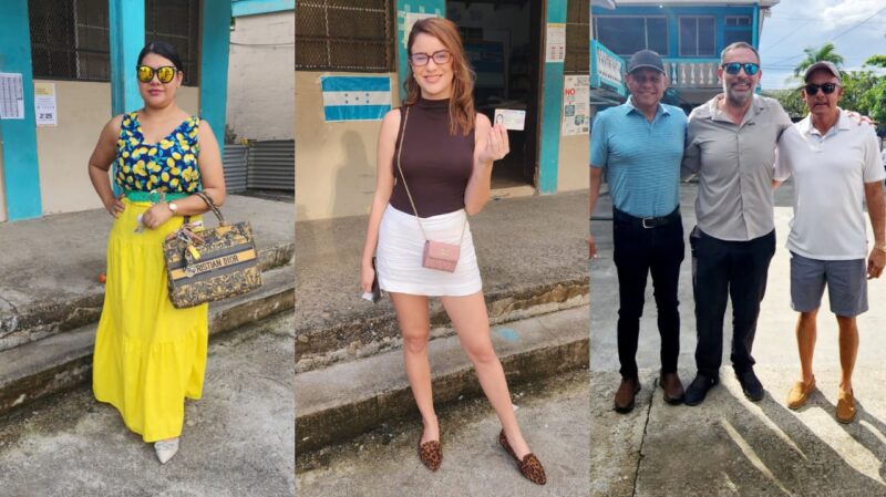 Moda en las urnas: los looks más destacados de la jornada electoral en Roatán