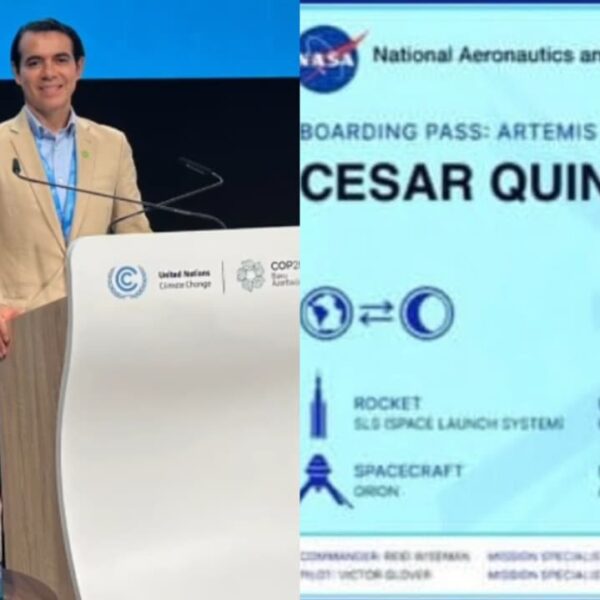 César Quintanilla brilla en la misión Artemis II de la NASA
