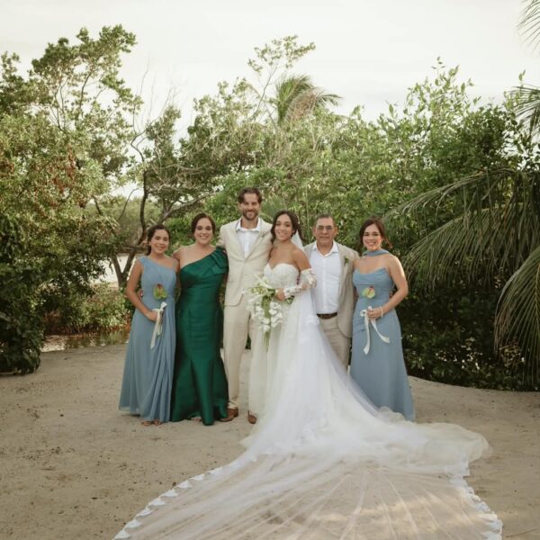 Entre el encanto caribeño y el espíritu de Nueva Orleans: la boda de Alyssa Galindo y Fisher Sutherland.
