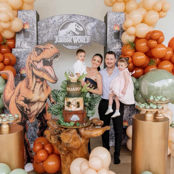Eduardito celebra sus 4 añitos con una fiesta inspirada en su querido Rex